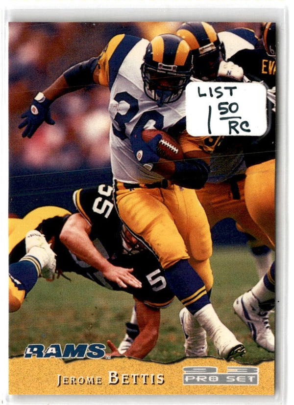 1993 SP Jerome Bettis #6 Rookie