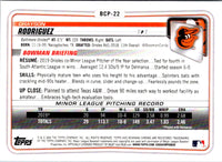 2020 Bowman Chrome Prospects Grayson Rodriguez #BCP-22