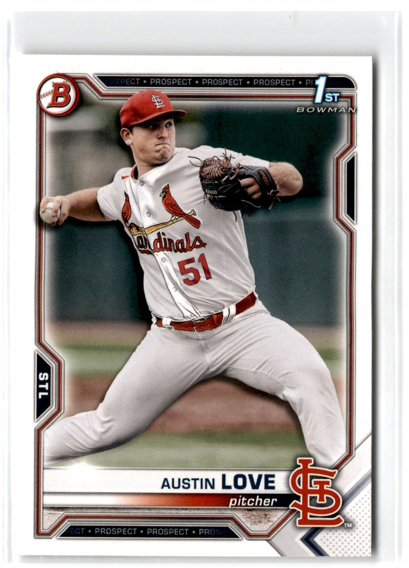 2021 Bowman Draft 1st Edition Austin Love