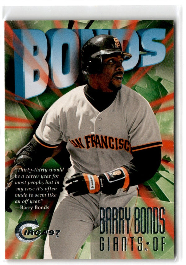 1997 Circa Barry Bonds #25