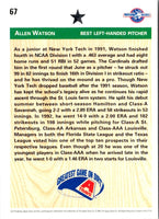1992 Upper Deck Minors Allen Watson #67
