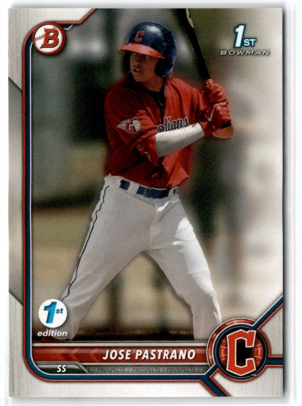 2022 Bowman 1st Edition Jose Pastrano #BPPF-21