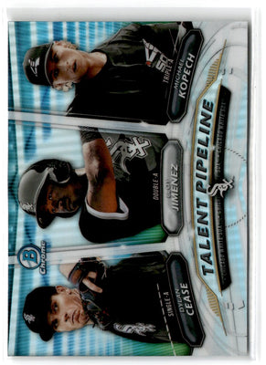 2018 Bowman Talent Pipeline Michael Kopech /Eloy Jimenez /Dylan Cease #TP-CHW