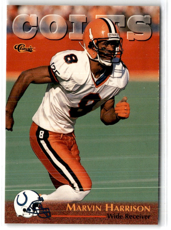 1996 Classic NFL Rookies Die Cuts Marvin Harrison #19