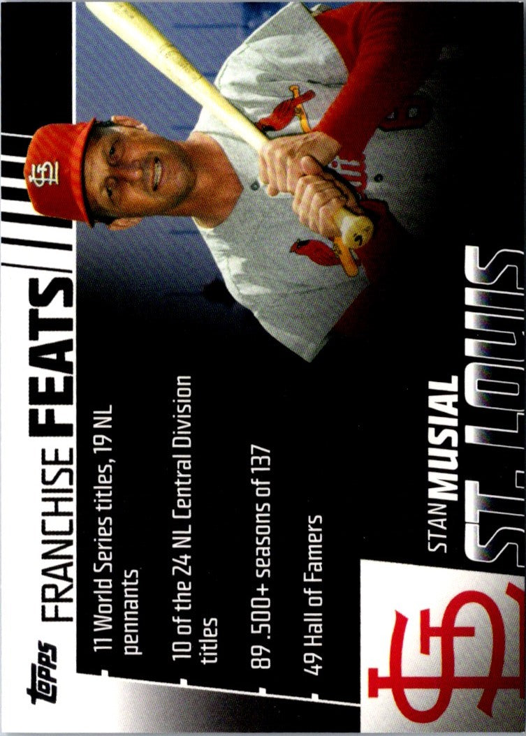 2019 Topps Franchise Feats Black Stan Musial