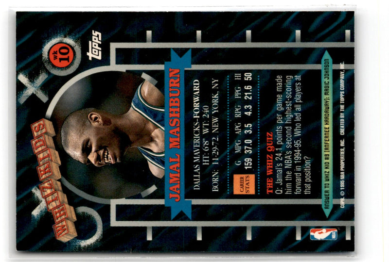 1995 Topps Jamal Mashburn