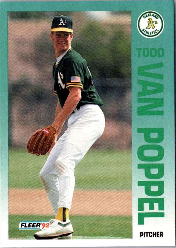 1992 Fleer Todd Van Poppel #269