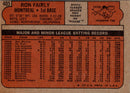1972 Topps Ron Fairly