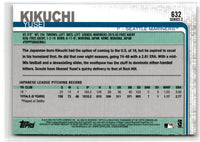 2019 Topps Yusei Kikuchi #632