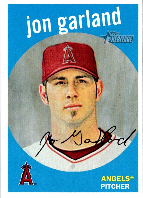 2008 Topps Heritage Jon Garland #98