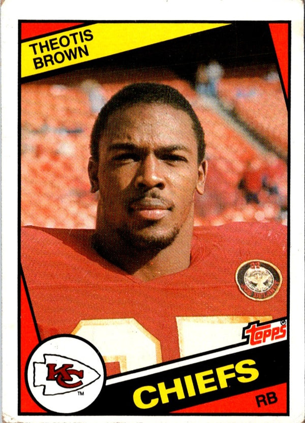 1984 Topps Theotis Brown #86