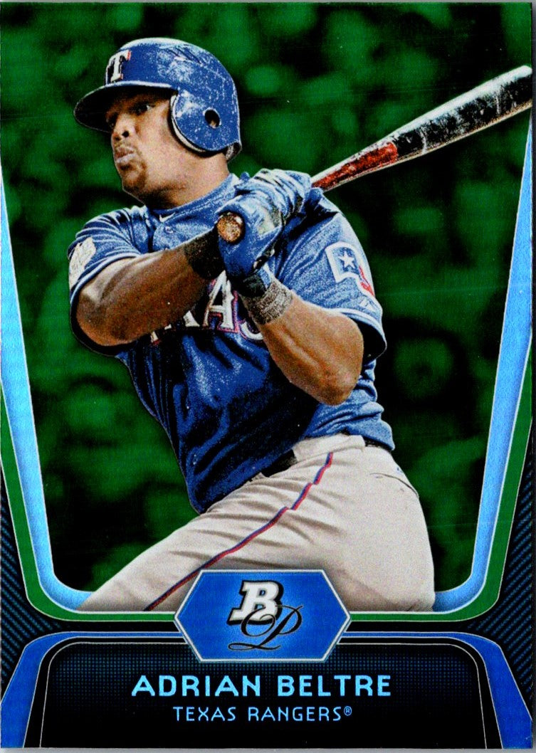 2012 Bowman Platinum Gold Adrian Beltre