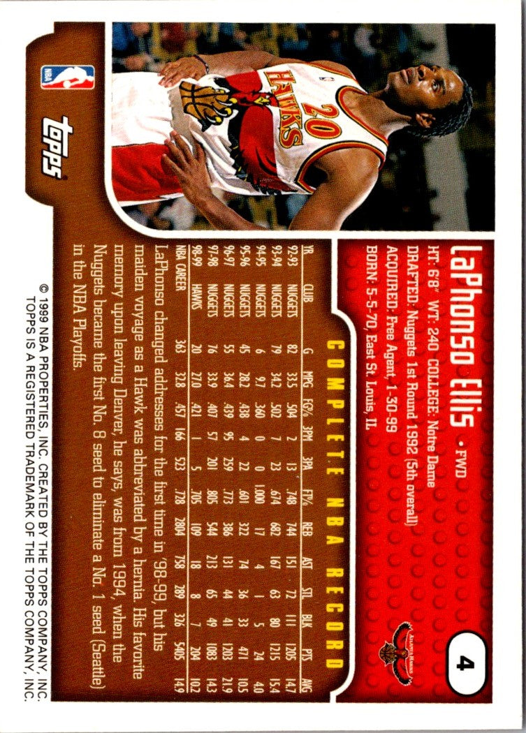 1999 Topps LaPhonso Ellis
