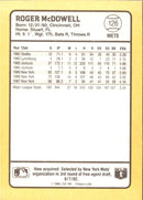 1988 Donruss Baseball's Best Roger McDowell