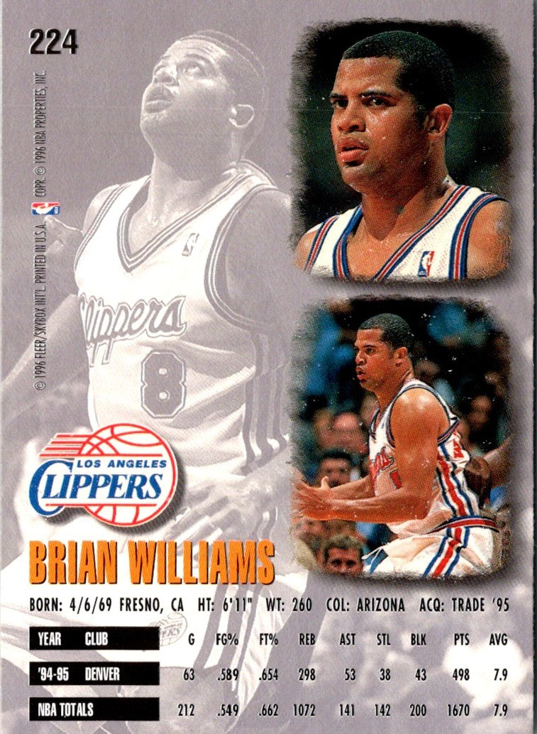 1995 Ultra Brian Williams