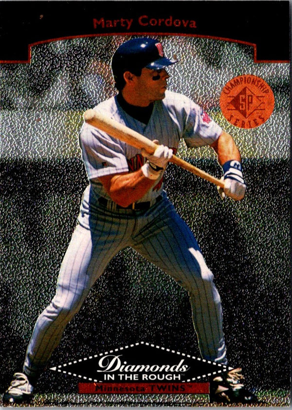 1996 Topps Bronze League Leaders Marty Cordova #6