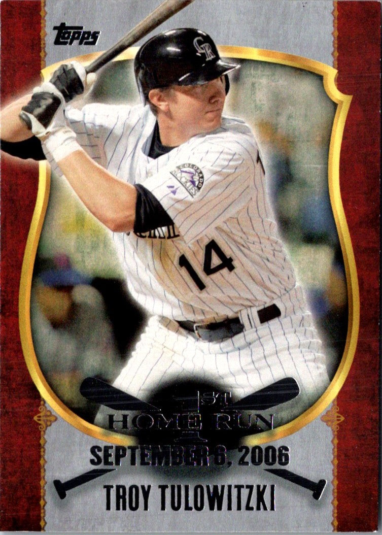 2015 Topps First Home Run Silver Troy Tulowitzki