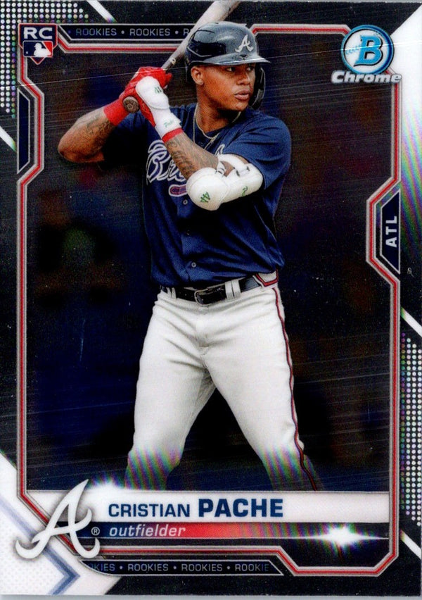 2021 Bowman Chrome Cristian Pache #69 Rookie