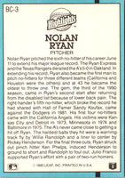 1991 Donruss Bonus Cards Nolan Ryan #BC-3