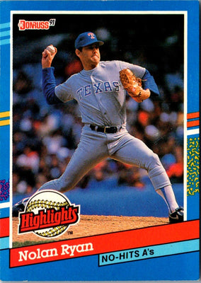 1991 Donruss Bonus Cards Nolan Ryan #BC-3