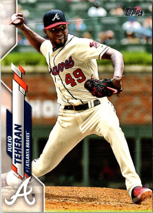 2020 Topps Orange Julio Teheran #195