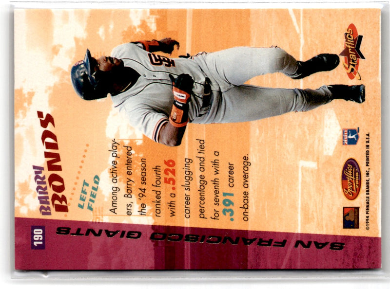 1994 Sportflics 2000 Barry Bonds