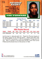 1993 Hoops Anthony Avent #119