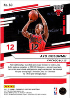 2021 Panini Chronicles Ayo Dosunmu #60 Rookie