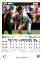 1993 Donruss Jeff King #252