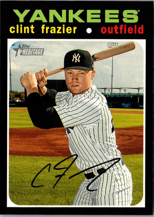 2020 Topps Heritage Clint Frazier #130