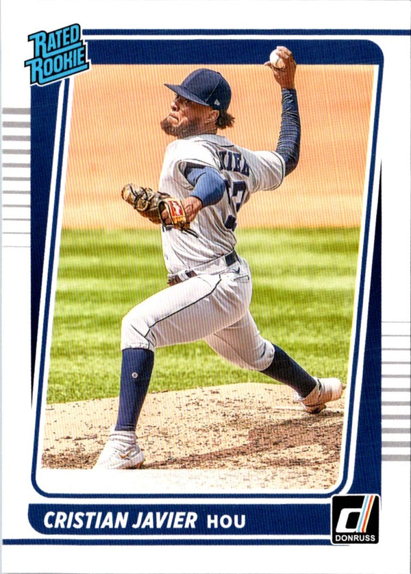 2021 Donruss Blue Cristian Javier #42