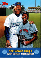 2000 Topps Combos Strikeout Kings (Randy Johnson/Pedro Martinez) #TC7