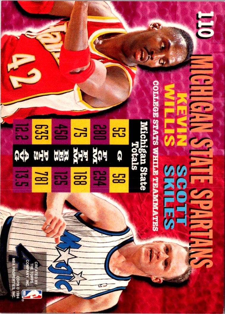 1994 Stadium Club Kevin Willis/Scott Skiles