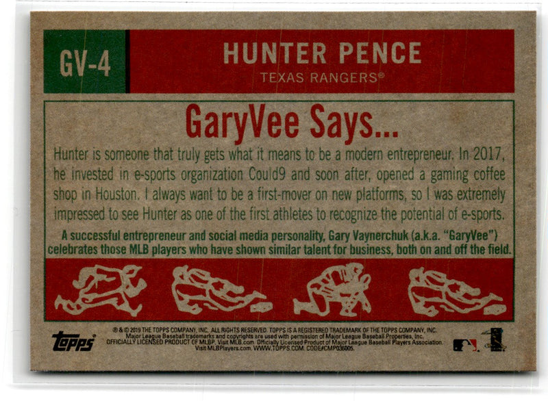 2019 Topps Gary Vee's Top Entrepreneurs in Baseball Hunter Pence