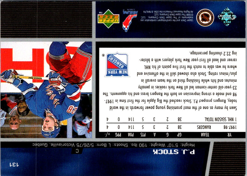 1998 Upper Deck P.J. Stock