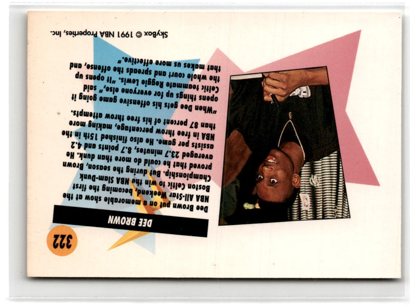 1991 SkyBox Dee Brown