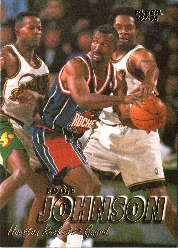 1997 Fleer Traditions Crystal Eddie Johnson #304
