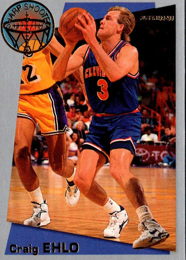 1992 Fleer Sharpshooters Craig Ehlo #15