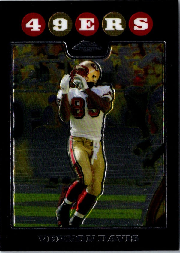 2008 Topps Chrome Vernon Davis #TC103