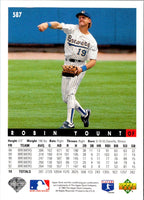 1993 Upper Deck Robin Yount #587
