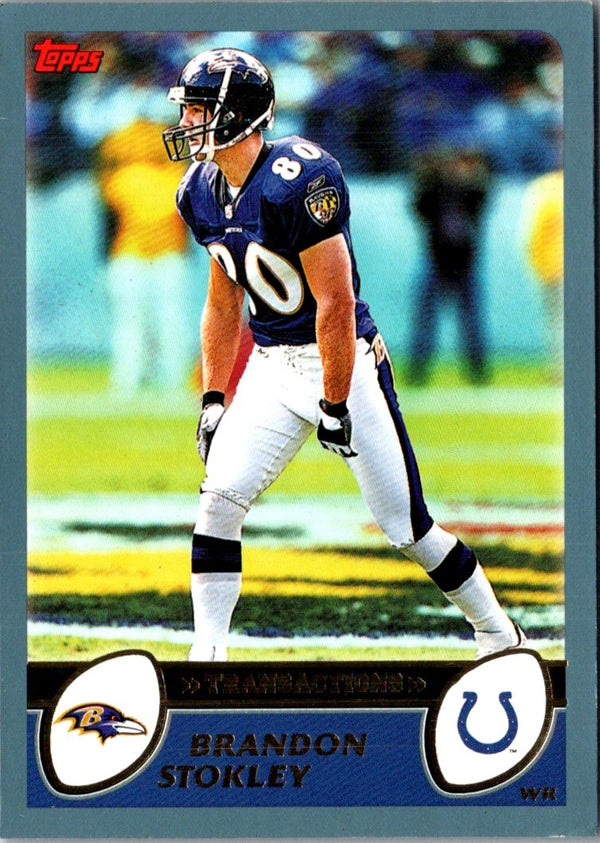 2003 Topps 1st Edition Brandon Stokley #222