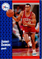 1991 Fleer Johnny Dawkins #152