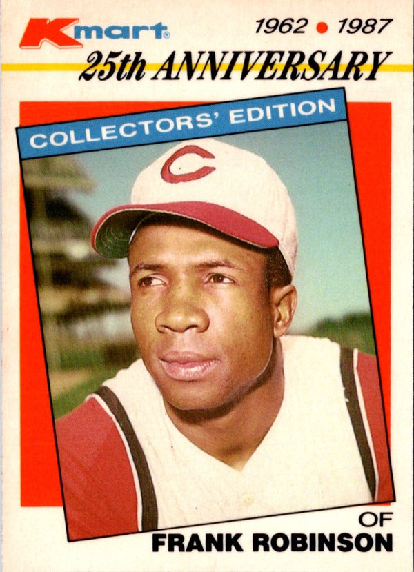 1987 Topps Kmart 25th Anniversary Frank Robinson #10