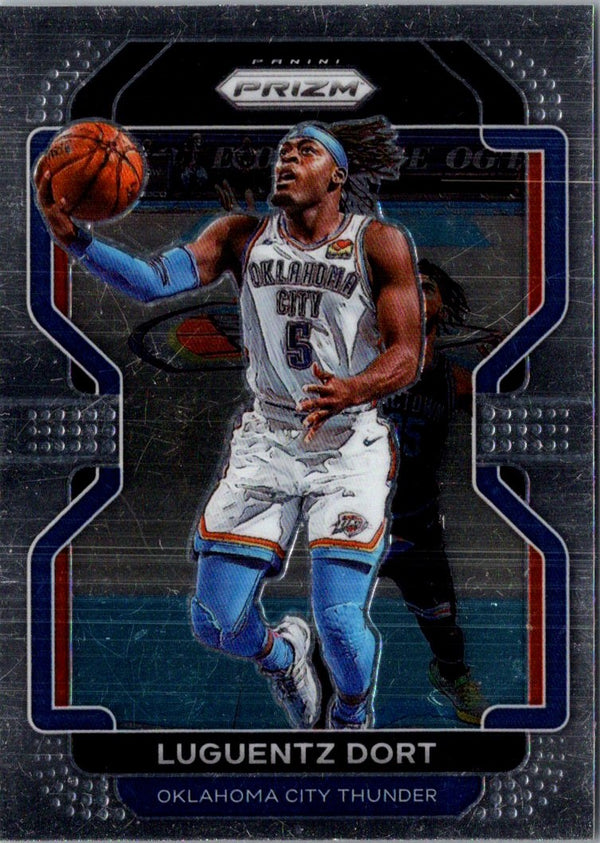 2021 Panini Prizm Blue Luguentz Dort #114