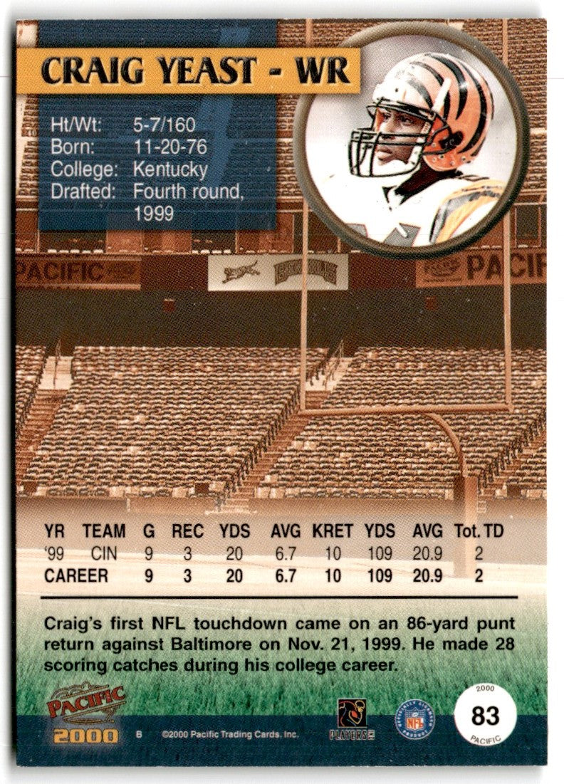 2000 Pacific Craig Yeast