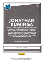 2021 Panini Chronicles Draft Picks Jonathan Kuminga #30
