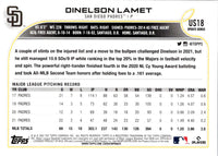 2022 Topps Dinelson Lamet #US18