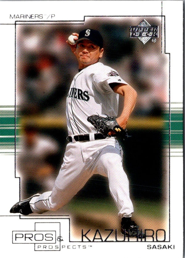 2001 Upper Deck Pros & Prospects Kazuhiro Sasaki #17