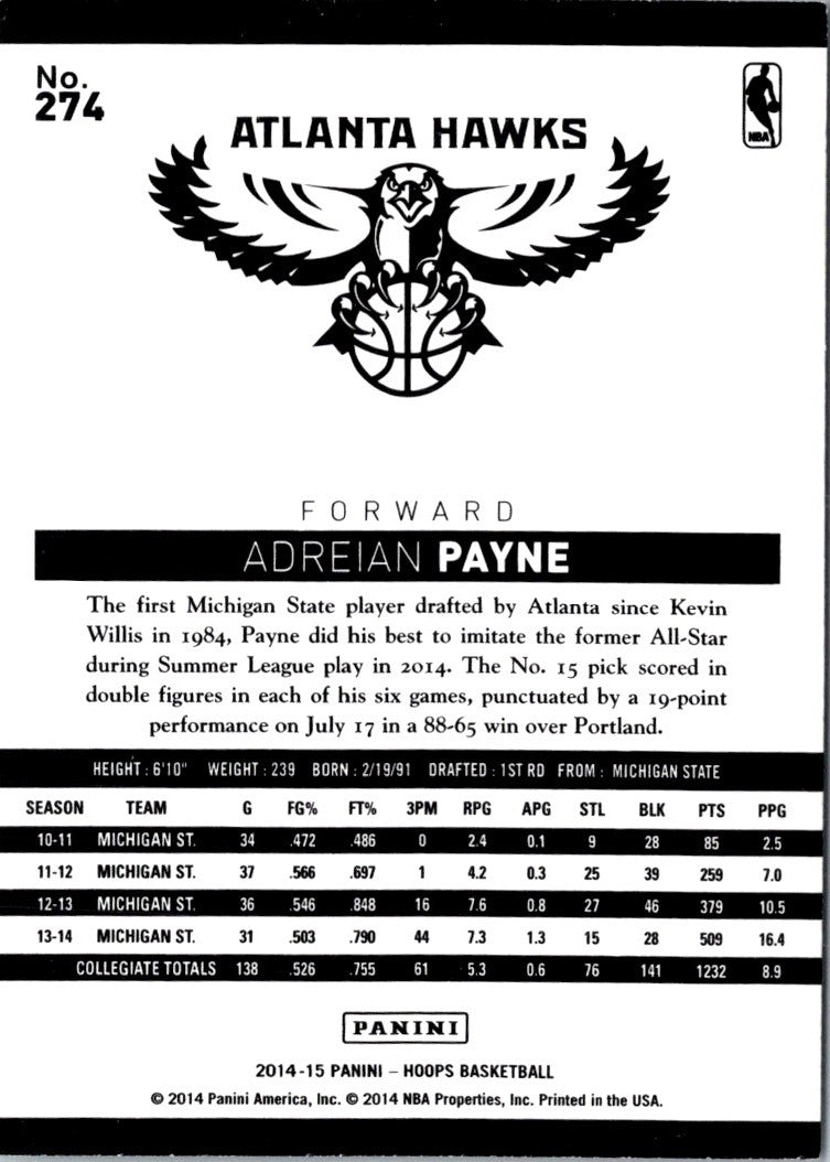 2014 Hoops Adreian Payne