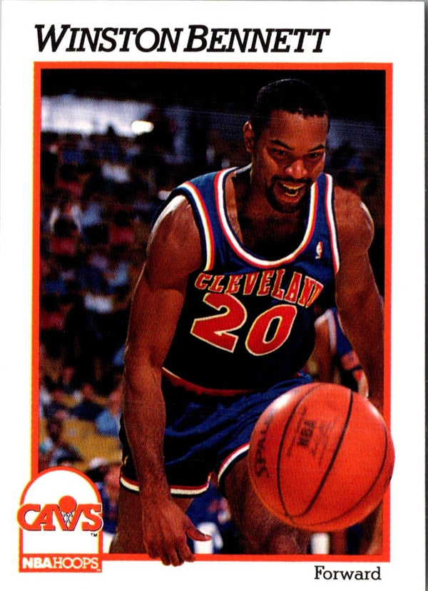 1991 Hoops Winston Bennett #348